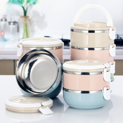 Round lunch box
