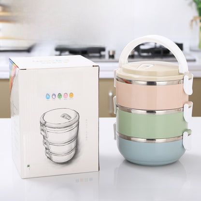 Round lunch box