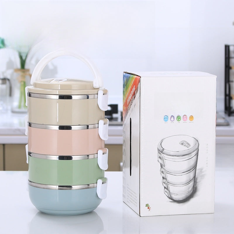 Round lunch box