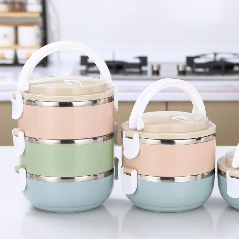 Round lunch box
