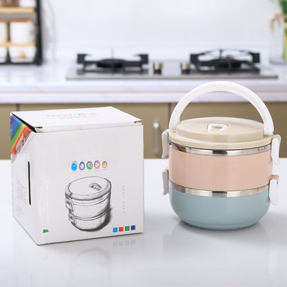 Round lunch box