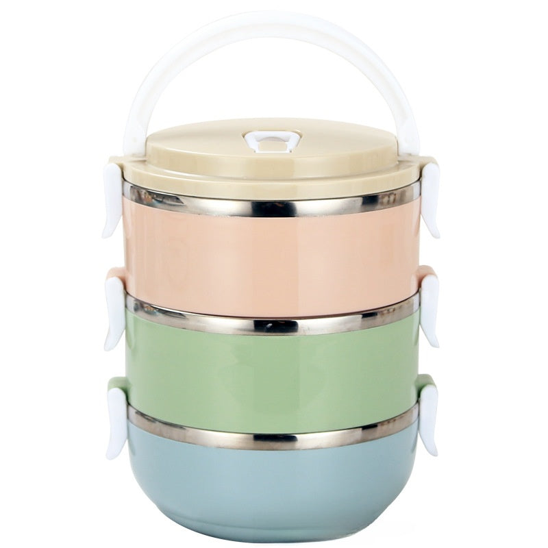 Round lunch box