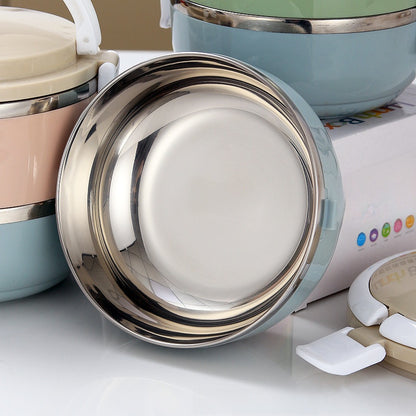 Round lunch box