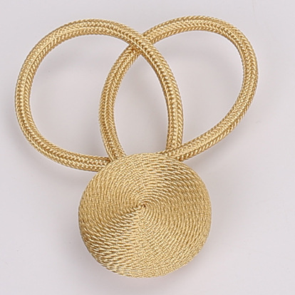 Round Magnetic Curtain Tiebacks No-Drill Curtain Clips