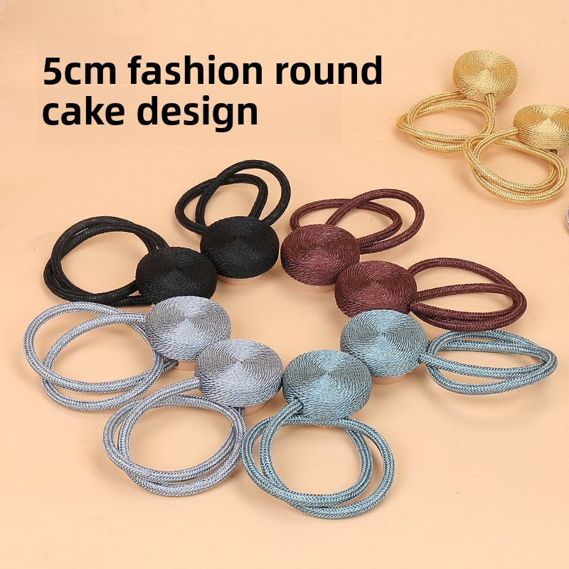 Round Magnetic Curtain Tiebacks No-Drill Curtain Clips