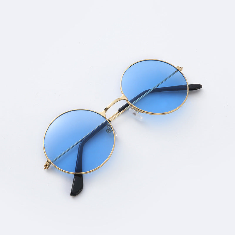 Round Metal Frame Sunglasses