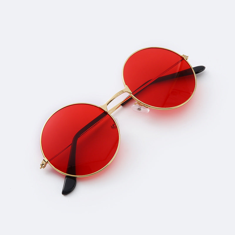 Round Metal Frame Sunglasses