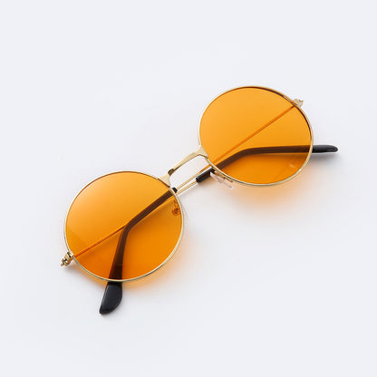 Round Metal Frame Sunglasses