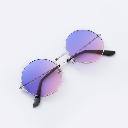 Round Metal Frame Sunglasses