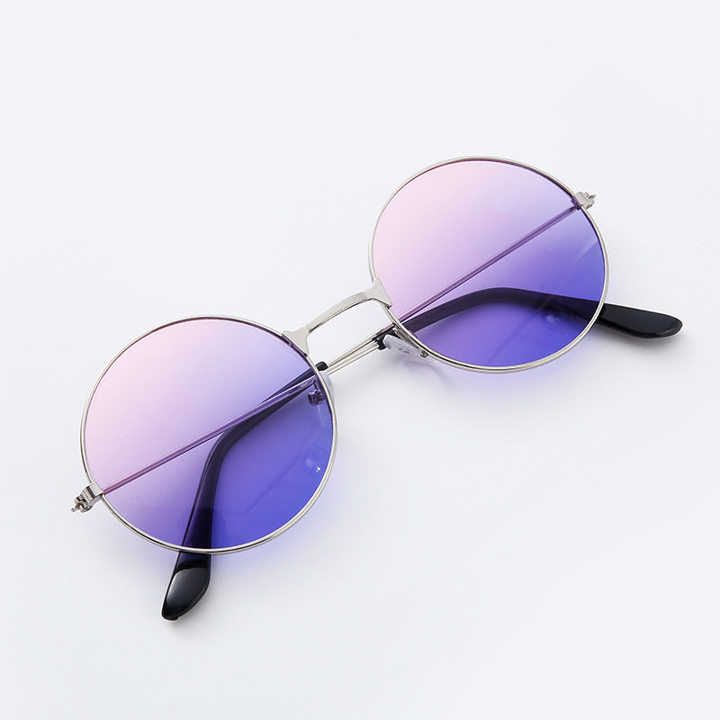 Round Metal Frame Sunglasses