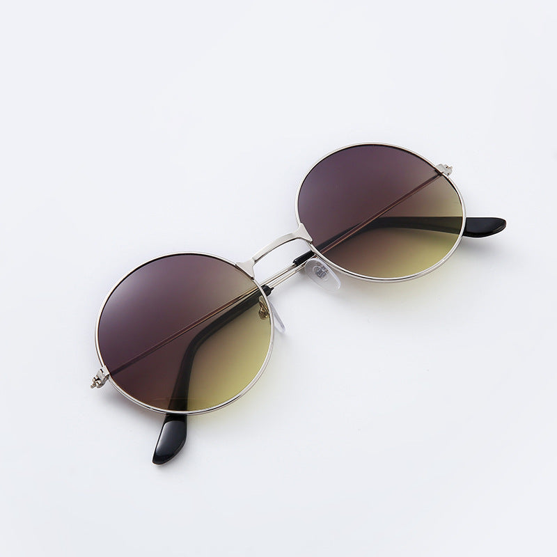 Round Metal Frame Sunglasses
