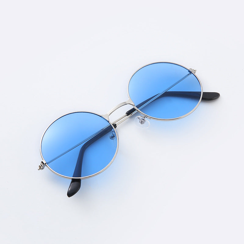 Round Metal Frame Sunglasses
