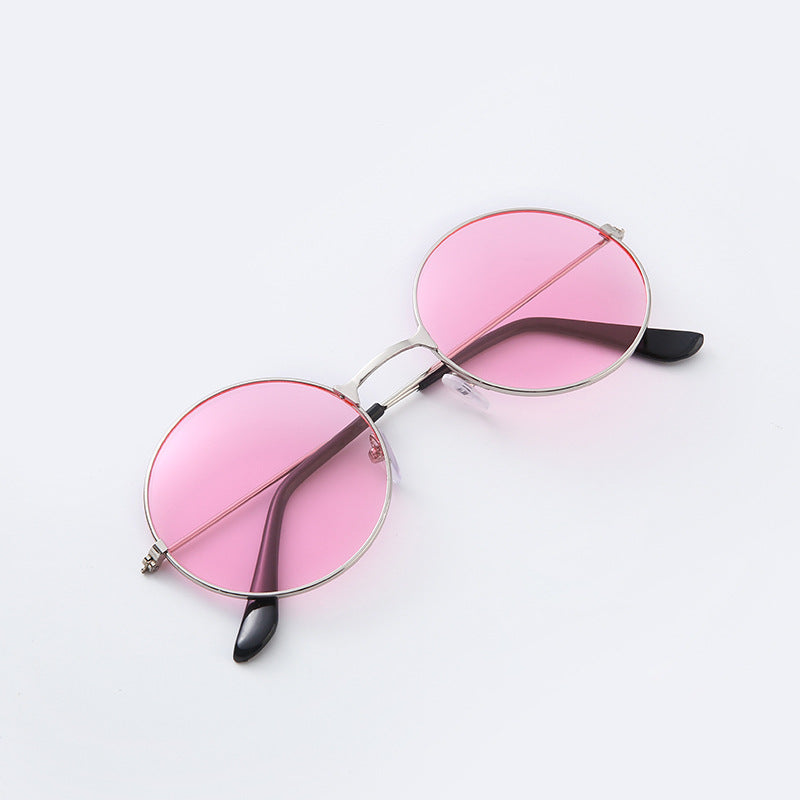 Round Metal Frame Sunglasses