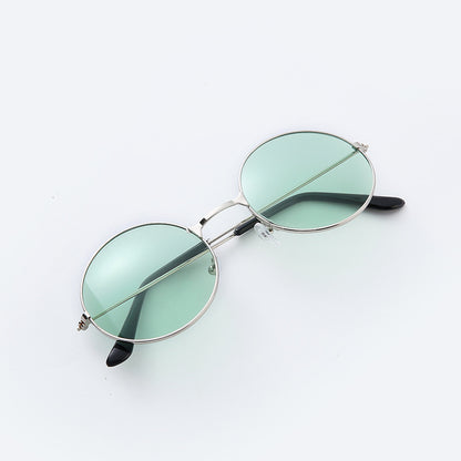 Round Metal Frame Sunglasses