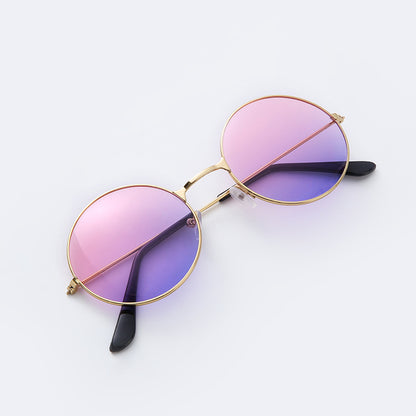 Round Metal Frame Sunglasses
