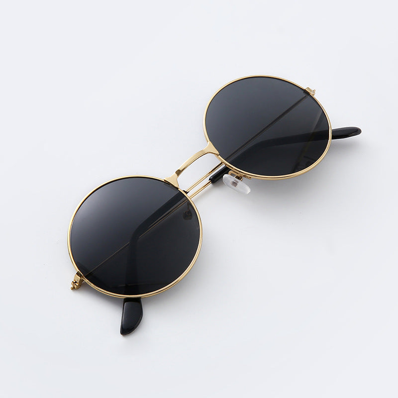 Round Metal Frame Sunglasses