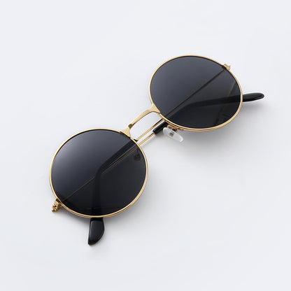 Round Metal Frame Sunglasses