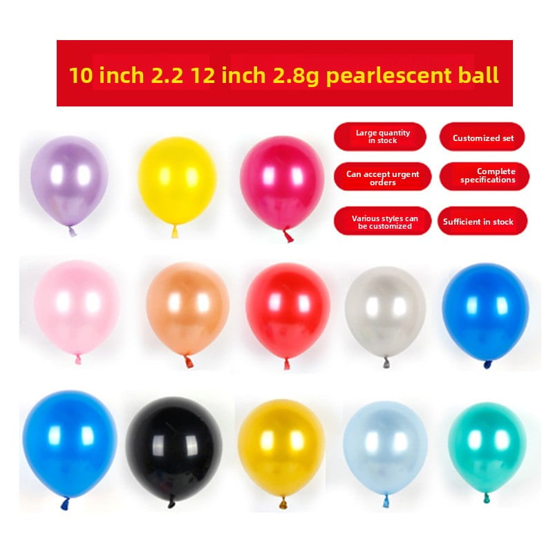 Round metallic foil-covered balloon decoration