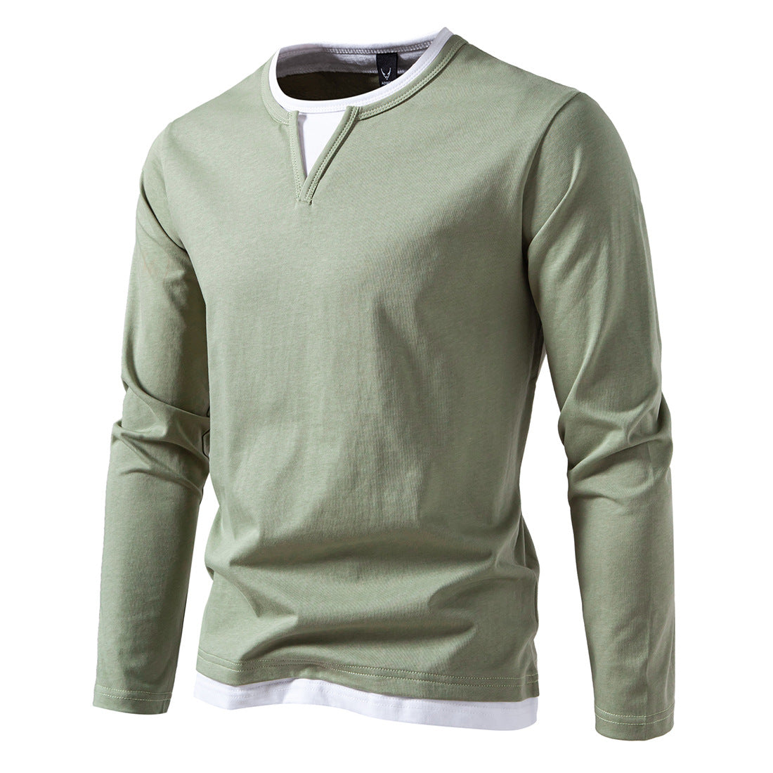 Round-neck base T-shirt