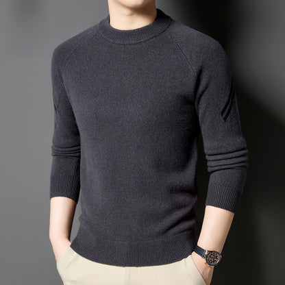Round-neck casual sweater