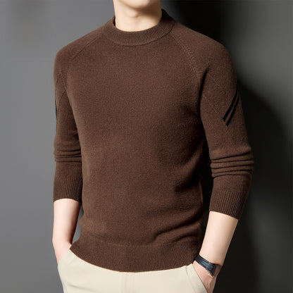 Round-neck casual sweater