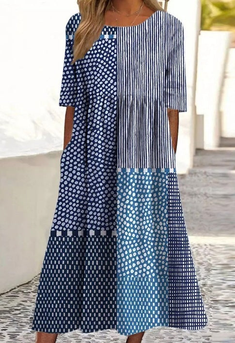 Round-neck dress