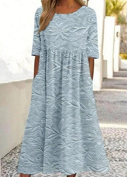 Round-neck dress