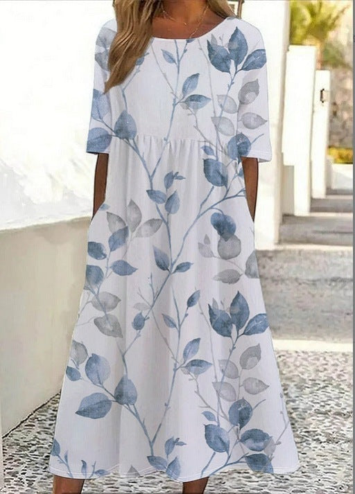 Round-neck dress