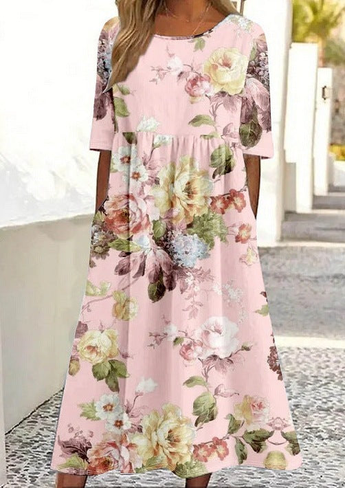 Round-neck dress