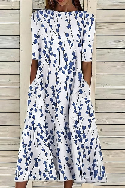 Round-neck dress