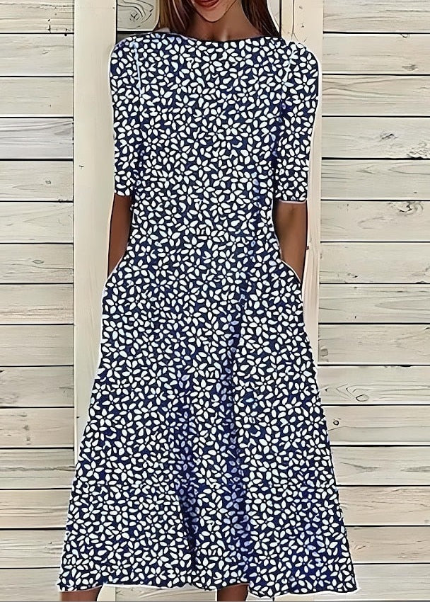 Round-neck dress