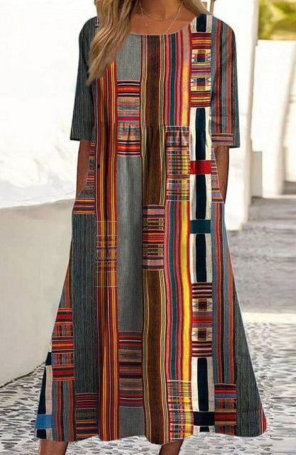 Round-neck dress