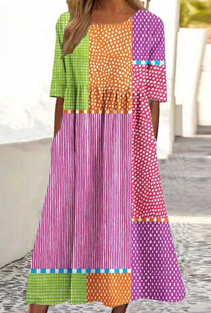 Round-neck dress