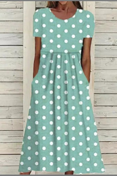 Round-neck dress