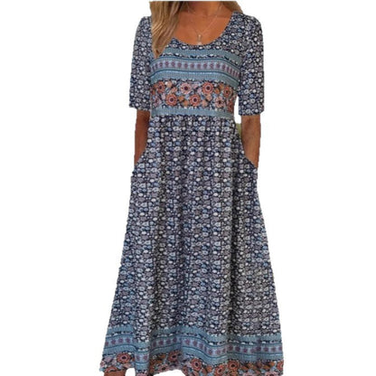 Round-neck dress