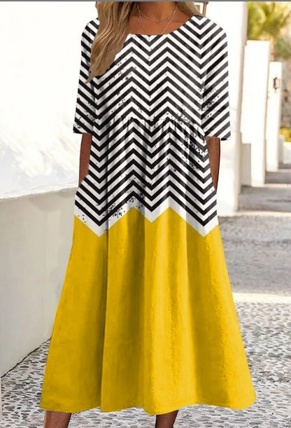 Round-neck dress