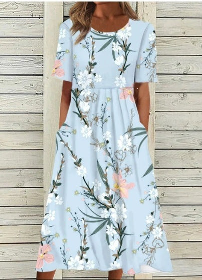 Round-neck dress
