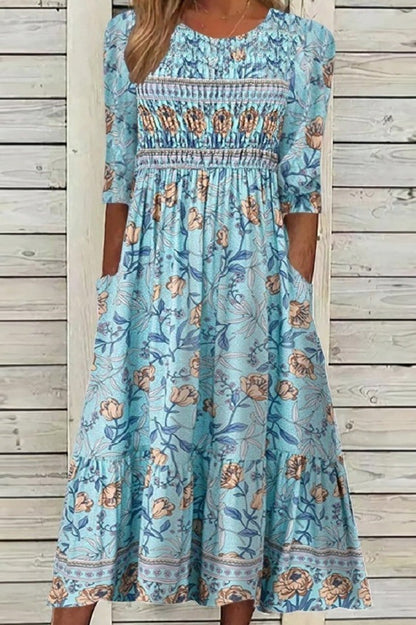 Round-neck dress