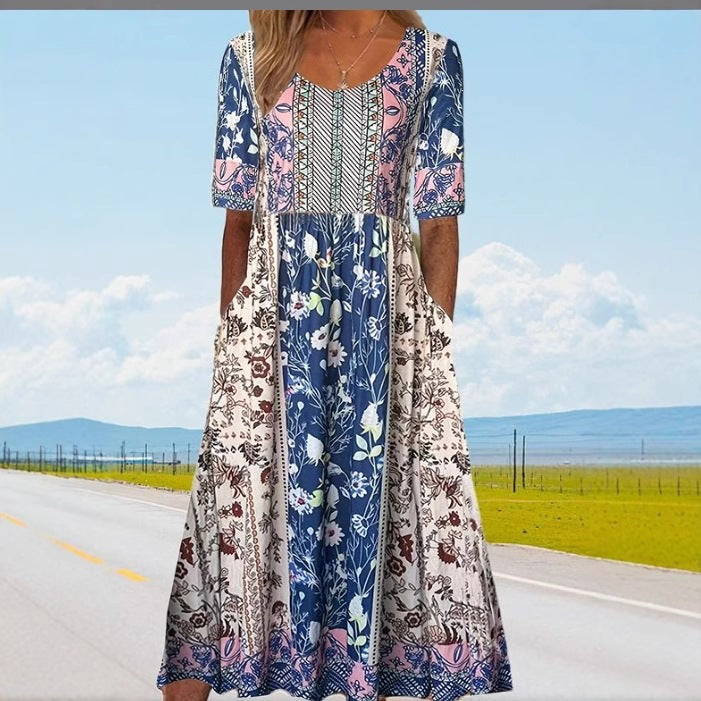 Round-neck dress