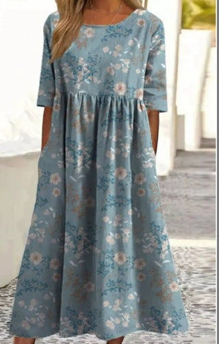 Round-neck dress