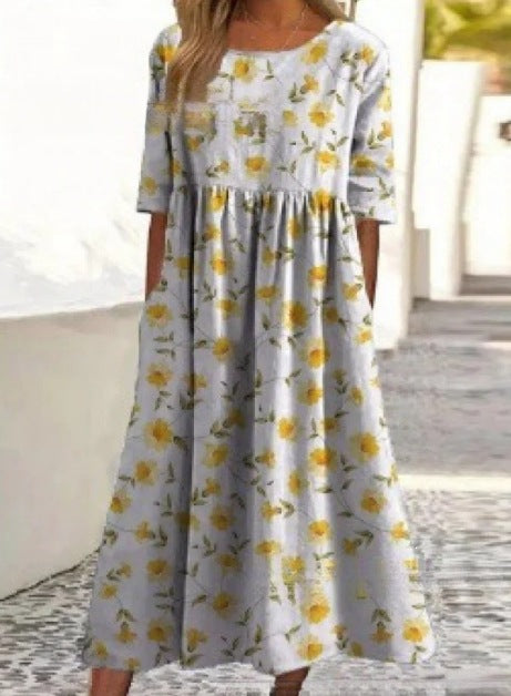 Round-neck dress