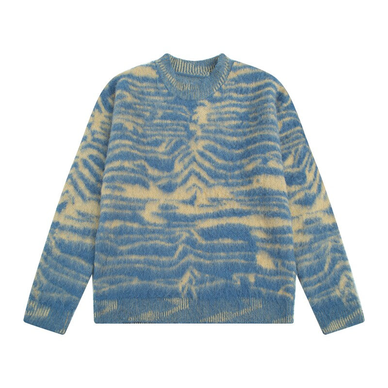 Round Neck Knitted Sweater