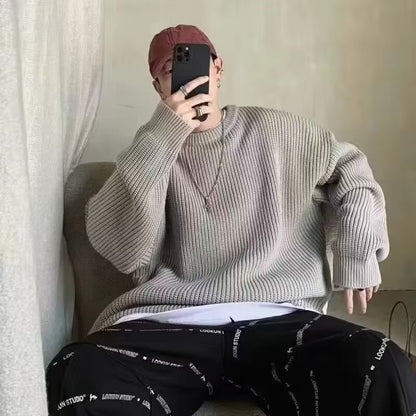 Round Neck Knitwear for Men