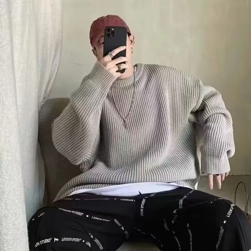 Round Neck Knitwear for Men