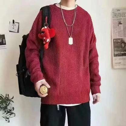 Round Neck Knitwear for Men