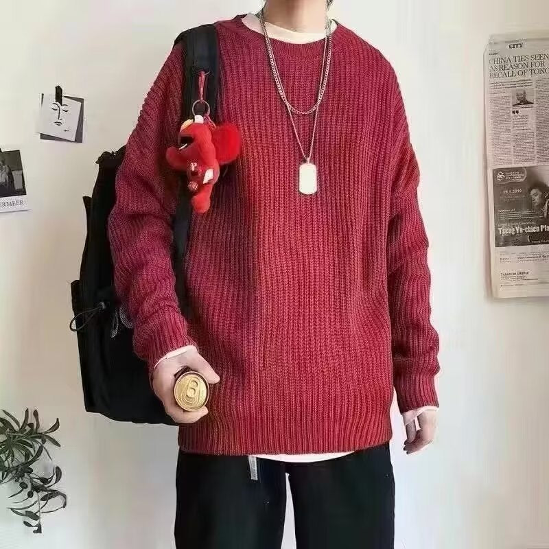 Round Neck Knitwear for Men