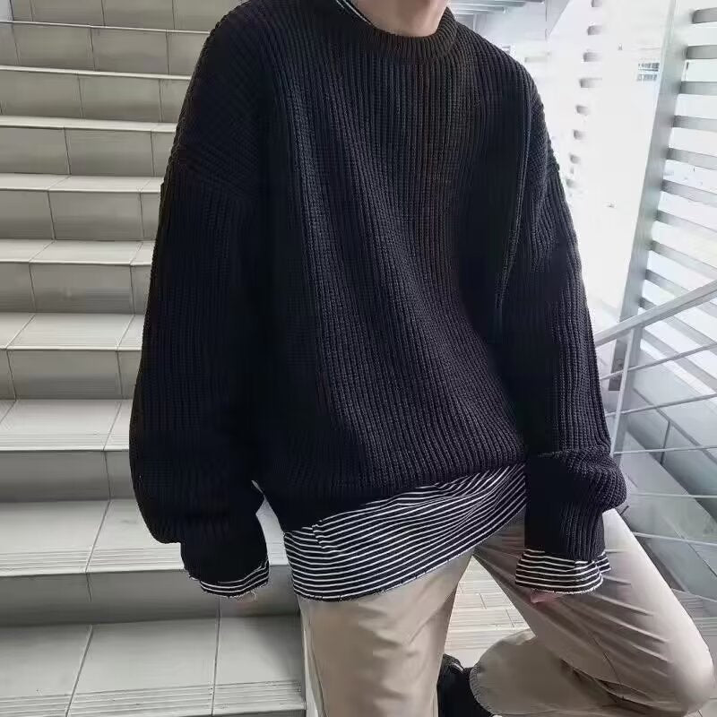 Round Neck Knitwear for Men