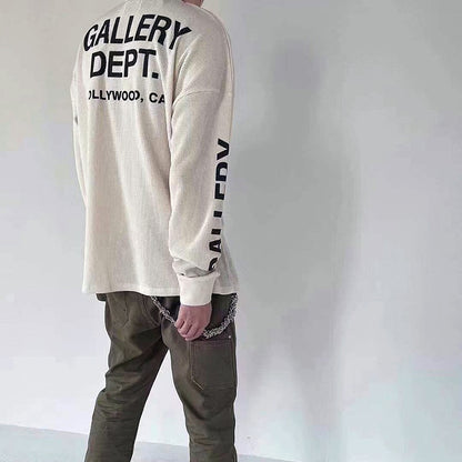 Round Neck Long-Sleeved T-Shirt