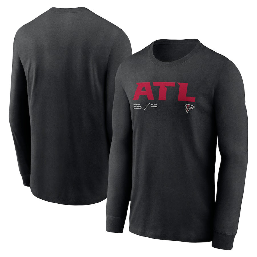 Round-neck long-sleeved T-shirt