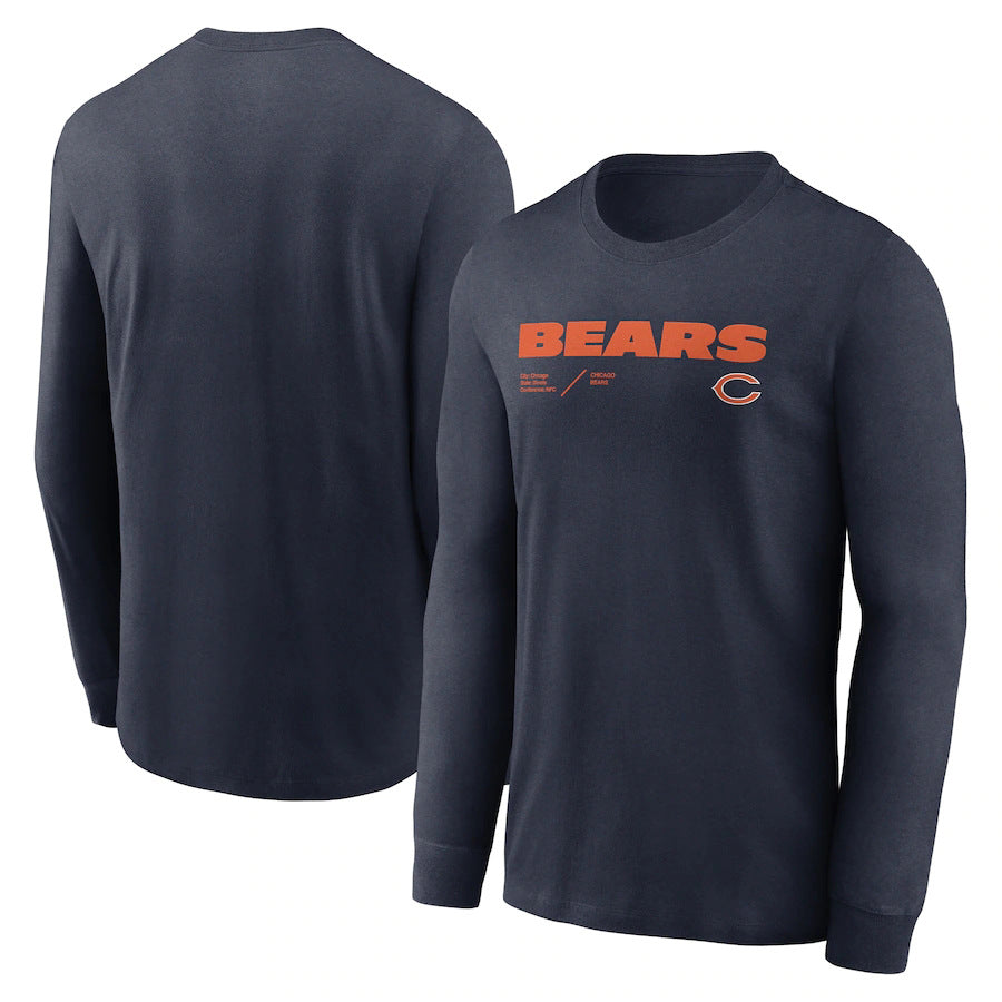 Round-neck long-sleeved T-shirt